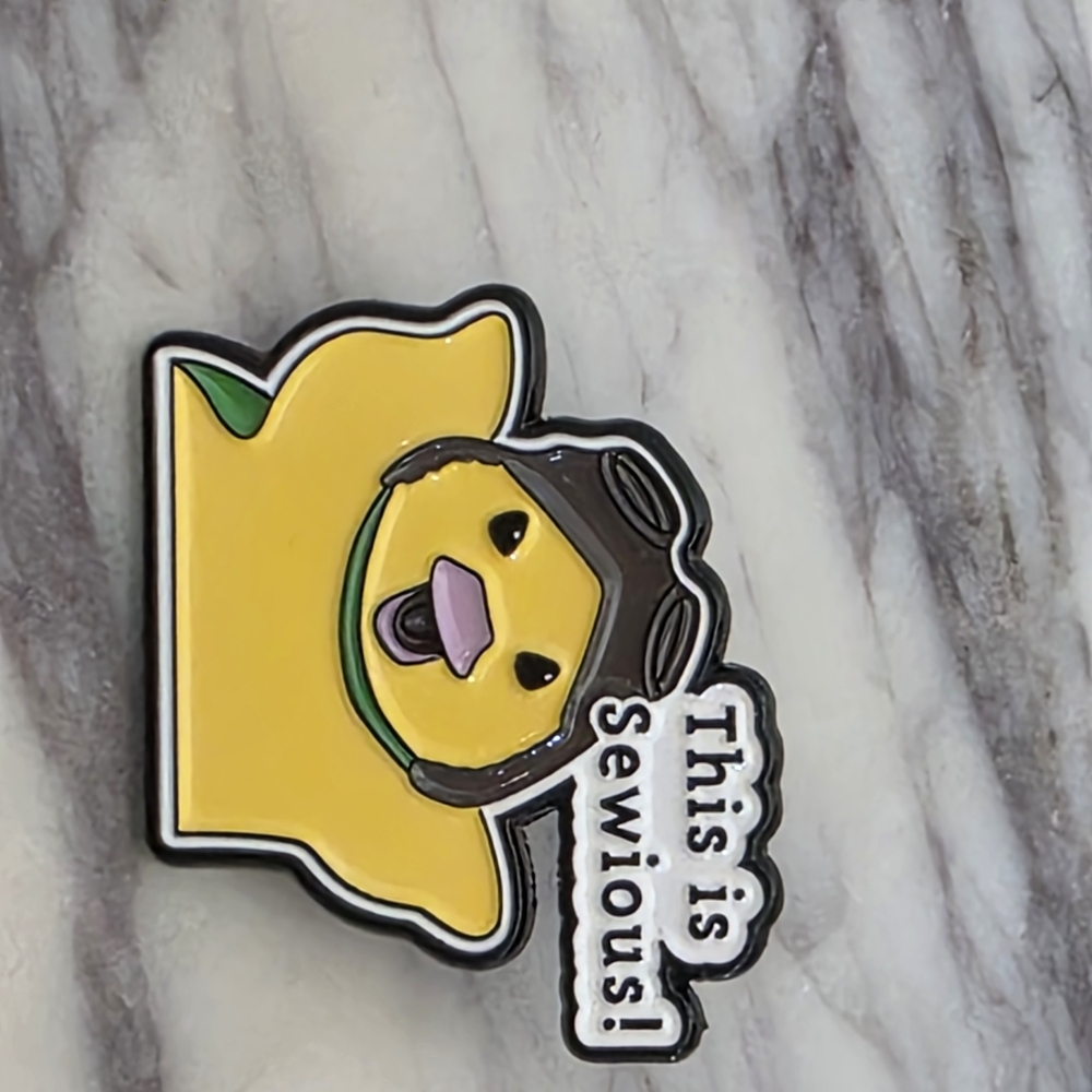 Wonder Pets Duck This Is Sewious Enamel Pin